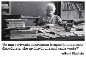 La scrivania di Albert Einstein