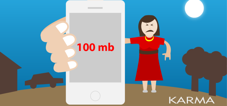 Sopravvivere con 100 MB per cinque giorni