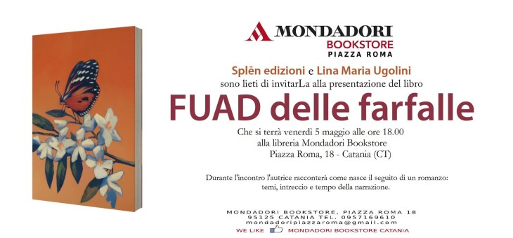 Fuad delle Farfalle il 5 maggio allo Spedalieri e al Mondadori Bookstore