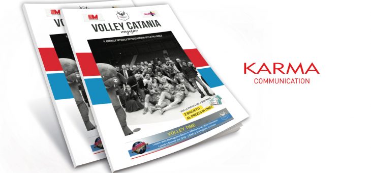 Siamo tornate ad impaginare giornali con Volley Catania Magazine